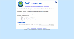 Desktop Screenshot of jevoyage.net